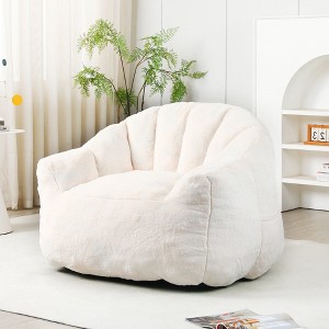 Hrinhom 41.4" W Bean Bag Chair, Comfy Lazy Floor Sofa Chair For Adults and Kids - 1 of 4