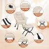 Lazy Chair, Modern Recliner Armchair, Foldable Ottoman and Detachable Cover, Comfortable Cotton Sofa, Iron Frame, Easy Care - 3 of 4