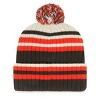 NFL Cleveland Browns Streak Knit Beanie: Team Logo Sports Apparel - 2 of 2
