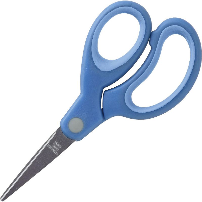 Sparco Scissors 5" Point Tip Easy Grip Handle 12/PK AST 39046, 2 of 3