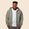 Dalix Donut Embroidered Hoodie Fleece Sweatshirt Zip Front Mens - 3 of 4