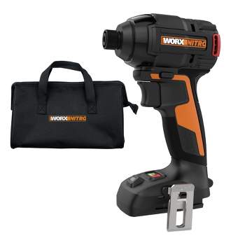 Worx Nitro WX265L.9 Brushless Compact 1/4” Impact Driver (No Battery and Charger Included - Tool Only)