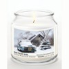 Courtside Market Christmas on the Farm Evergreen 12.8oz Soy Wax Candle Glass Jar with Brushed Silver Metal Lid - 2 of 3