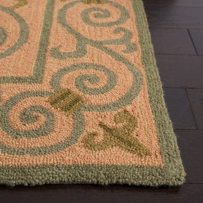 Chelsea Hand-Knotted Ivory Floral Wool Area Rug