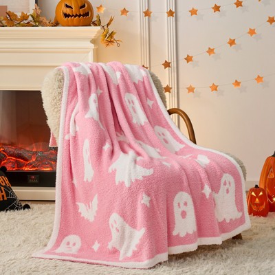 Snuggle Sac Ultra-Soft Microfiber Halloween Throw Blanket, Seasonal Decorative Accent