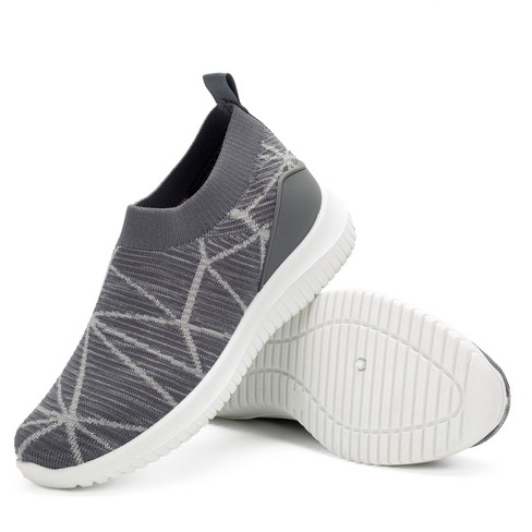 Mio Marino's Women's Casual Slip On Sneakers With Breathable Mesh ...