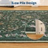 Washable Area Rugs for Living Room Botanical Low Pile Floral Farmhouse Vintage Playroom Girls Rugs Kitchen Runners - 3 of 4