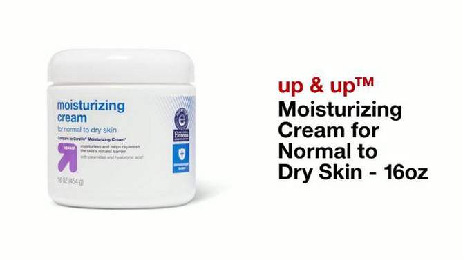 Moisturizing Cream for Normal to Dry Skin - 16oz - up &#38; up&#8482;, 2 of 6, play video