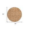 Terra Cotta Copper And Beige Geometric Washable Indoor Outdoor Area Rug - 3 of 4