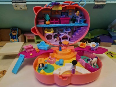 Polly Pocket Starring Shani Cuddly Cat Purse Compact Playset : Target