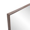 Howard Elliott Van Buren Stainless Steel Framed Mirror - 4 of 4