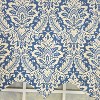 RLF Home 100% Cotton Avignon Regal  Fully lined Windows Rod Pocket Valance 50" x 17"  Blue - 4 of 4
