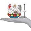 Old World Christmas Blown Glass Ornament for Christmas Tree, French Hen - 3 of 4