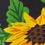 black floral