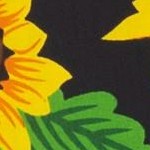 black floral