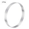 Unique Bargains Heat-Resistant Perforated Stainless Steel Cake Rings for Baking - 3 of 4