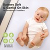 KeaBabies 2pk Isla Waterproof Mini Crib Sheets for Boy, Girl, Soft Pack and Play Sheets for Graco Pack and Play Mattress - 4 of 4