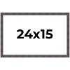 PosterPalooza | Slim Profile Brown Picture Frame - UV Acrylic, Backing Board, Hanging Hardware Included - 2 of 4