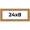 PosterPalooza | Panoramic Contemporary Gold Picture Frame - UV Acrylic, Foam Board Backing, Hanging Hardware - 2 of 4
