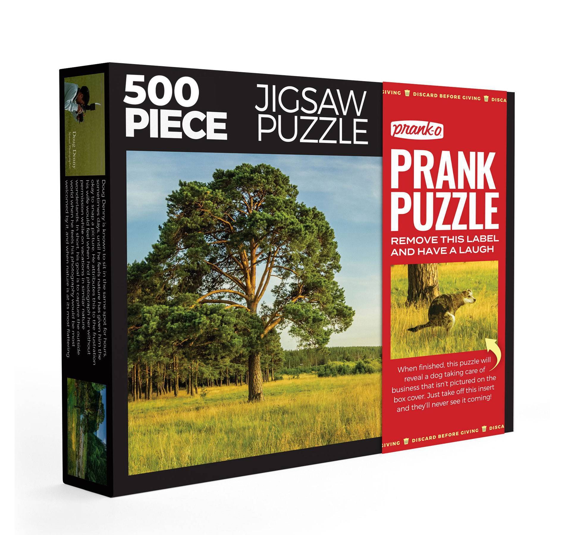 Prank-O 500pc  When Nature Calls Alone at Last Jigsaw Puzzles