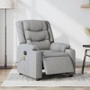vidaXL Electric Massage Recliner Chair Light Gray Fabric - 2 of 4