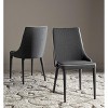Summerset 19" H Leather Side Chair (Set of 2) - FOX2014 - Safavieh Couture - 2 of 4