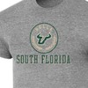 NCAA South Florida Bulls Men's Gray Tri-Blend T-Shirt - 3 of 3