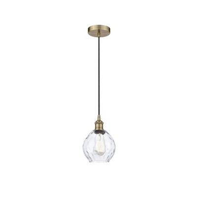 Waverly - 1 Light Mini Pendant In Industrial Style-9.25 Inches Tall and 6 Inches Wide