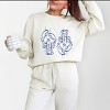 Simply Sage Market Two Lobsters Blue Lightweight Garment Dyed Sweatshirt - 2 of 4