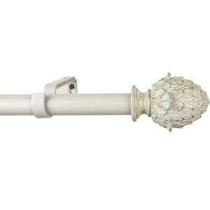 Urbanest 1-inch Diameter Artichoke Adjustable Single Drapery Curtain Rod - 1 of 4