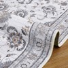 Boho Rustic Area Rugs for Living Room Washable Rug Floral Bedroom Decor Rug - 4 of 4