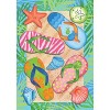 Briarwood Lane Garden Flag 12x18 For Outdoor Tropical Flip Flops Summer For Summer Garden Flag Flags For Outside - 3 of 4