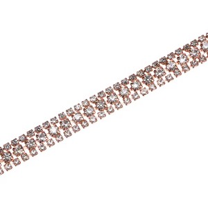 Unique Bargains Durable Rhinestone Chain Multipurpose Use Beaded Trim 1 Pc - 1 of 4
