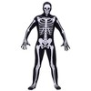 Joyfy Men's Halloween Skeleton Costume Adults Skeleton Bodysuit for Halloween Costume dress up - Medium - 3 of 4