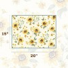 LunaLulinlk Sunflowers Countertop Dish Drying Mat, Decorative Dish Drying Pad - 4 of 4