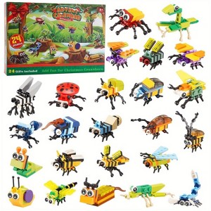 Animal InsectMini Building Block Set, 912pcs Creative Toy Model, A Total of 24 Insect Building Kits, Gifts for, Kids, Boys and Girls - 1 of 4