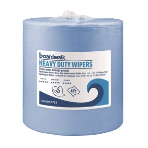 Boardwalk Hydrospun Wipers, 12 x 12, Blue, 475 Sheets / Roll - 1 of 1
