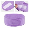 Unique Bargains Spa Headband Soft Women Hair Bands for Face Washing Bath Facial Mask Yoga 4 Pcs - 2 of 4