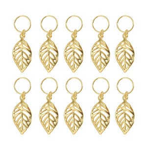 Unique Bargains Wings Hair Ring Pendants 10 Pcs - 1 of 4