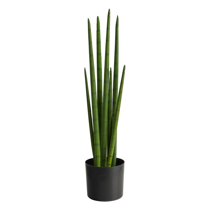 Nearly Natural 23-in Sansevieria Snake Artificial Plant, 1 of 5