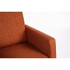 CIPACHO Mid Century Modern Accent Chair with Wood Frame, Upholstered Living Room Chairs , Reading Armchair for Bedroom Sunroom - 2 of 4