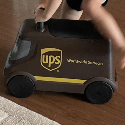 Ups truck ride sales on toy