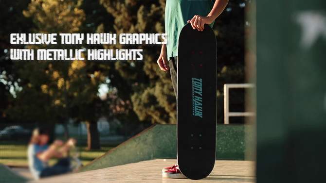 Tony Hawk 31" Metallic Skate Board- Royal Crown, 2 of 11, play video