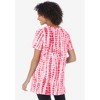 Woman Within Plus Size V-Neck Tie-Dye Tunic - 3 of 4