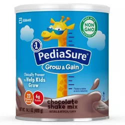 PediaSure Grow & Gain Non-GMO Shake Mix Chocolate Powder - 14.1oz