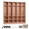 Wall Mount Cubby Storage Organizer,15 Cubbies with Shoe Shelf Hooks 47Inch Width Daycare Shelves for Toys, Classroom Furniture, Kids Room - 2 of 4