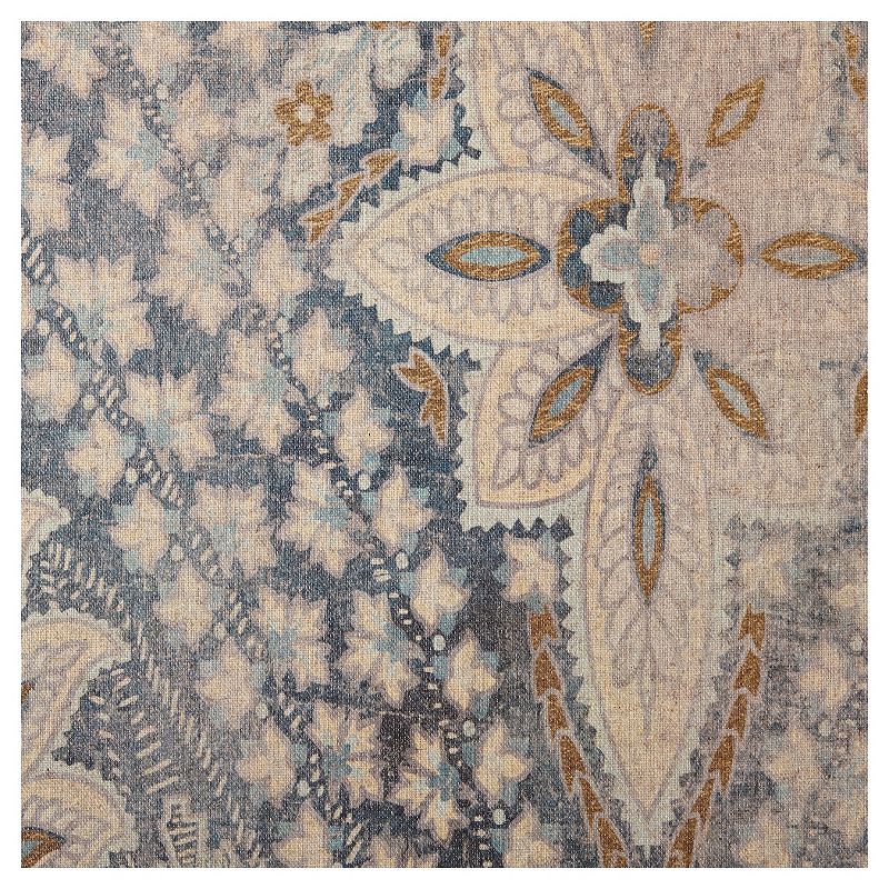 (Set of 3) 15&#34; x 35&#34; Weathered Damask Walls Printed Linen Blue, 6 of 10
