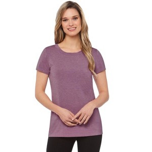 Rekucci Short Sleeve Scoop Neck Stretch T-Shirt for Women - 1 of 3