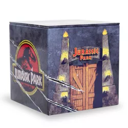 Ukonic Jurassic Park Tin Storage Box Cube Organizer With Lid | 4 Inches
