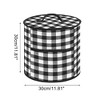 Unique Bargains Dustproof Rice Cooker Dust Cover 11.81"x11.81"x11.81" Black White 1 Pc - 4 of 4